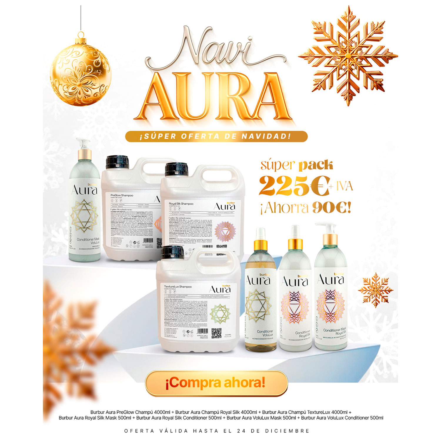 Super Pack Profesional Burbur Aura - Ahorra 90€